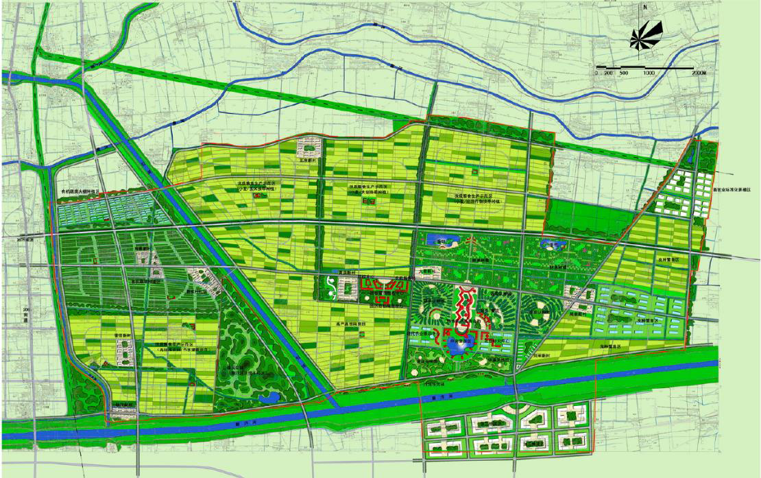 Master plan of modern agricultural comprehensive development demonstration zone in Yongqiao, Suzhou, Anhui Province